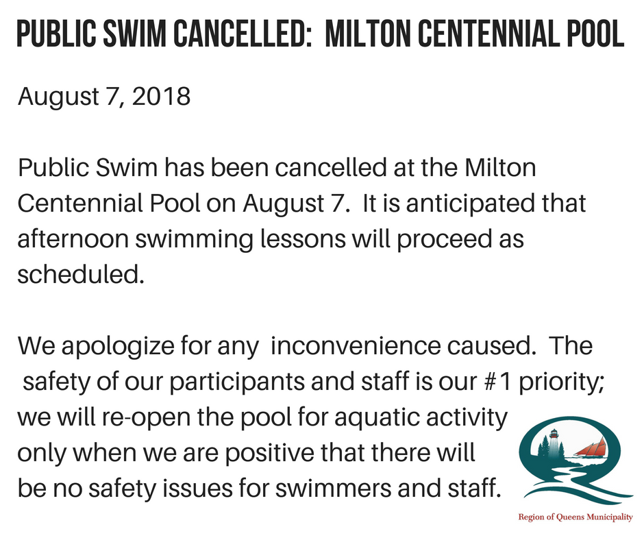 Milton Pool August 7