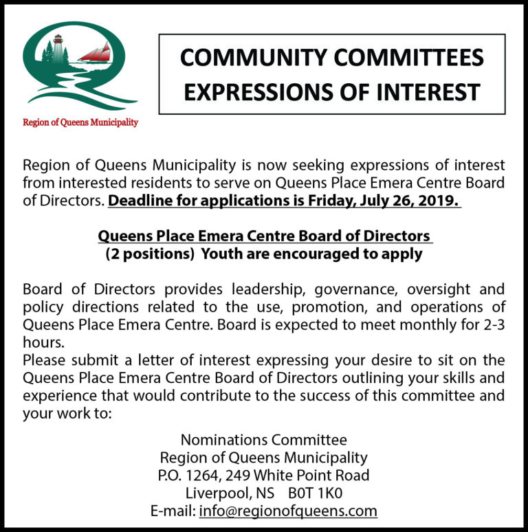 QPEC BOD Community Interest Ad July 2019