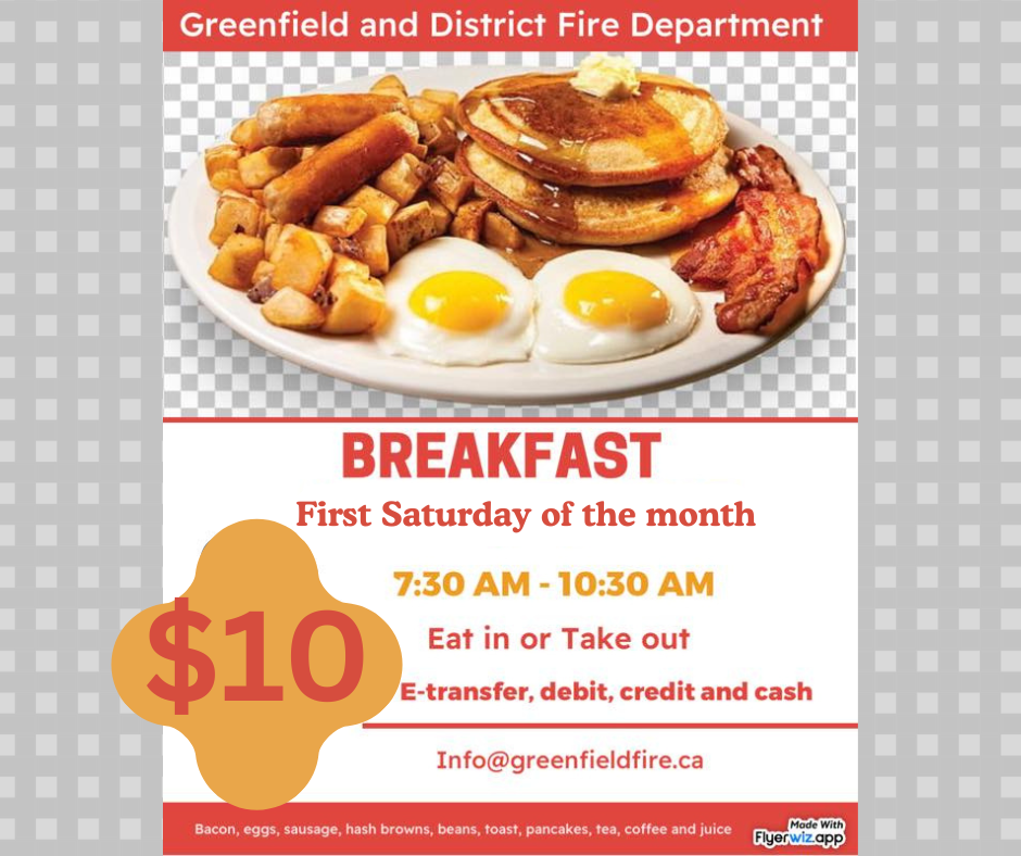 Greenfield & District Fire Department Breakfast