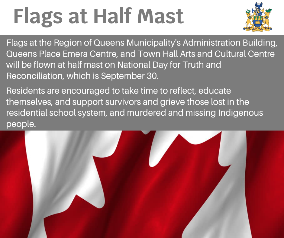 Flags at Half Mast September 30 national Day for Truth and