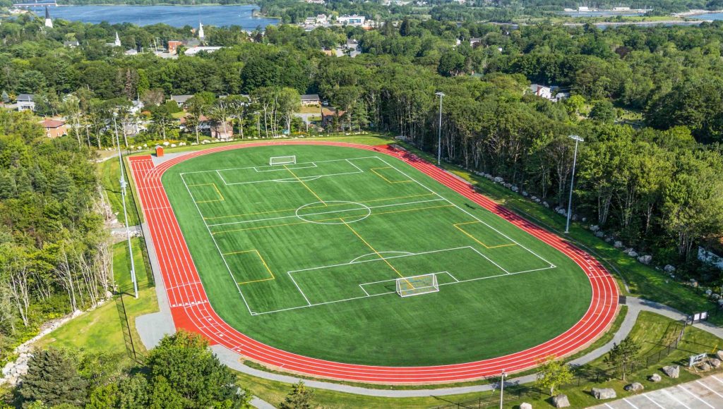 Liverpool Track at LIverpool Regional High School