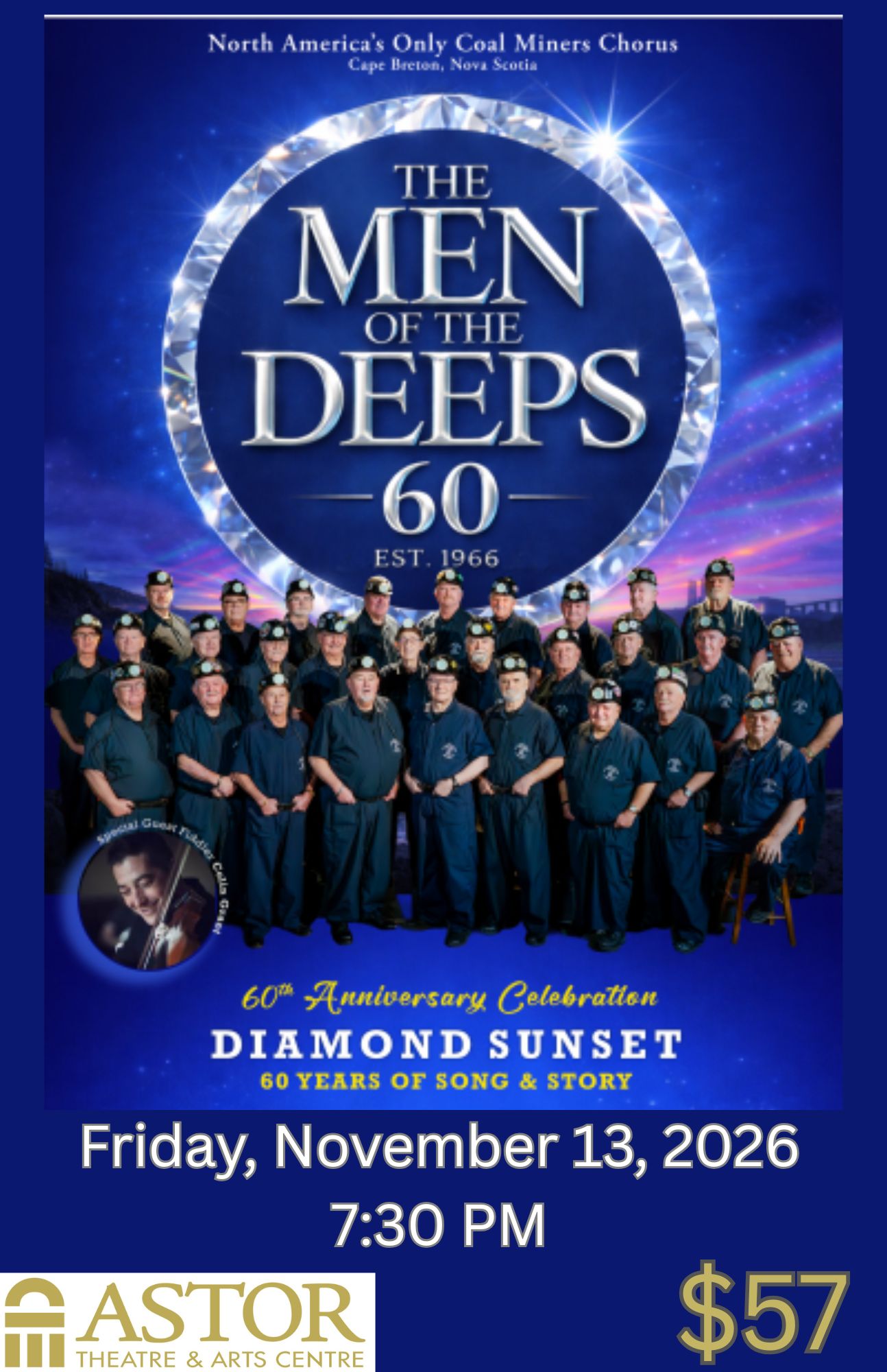 Men of the DEEPS @ 60 – DIAMOND SUNSET TOUR