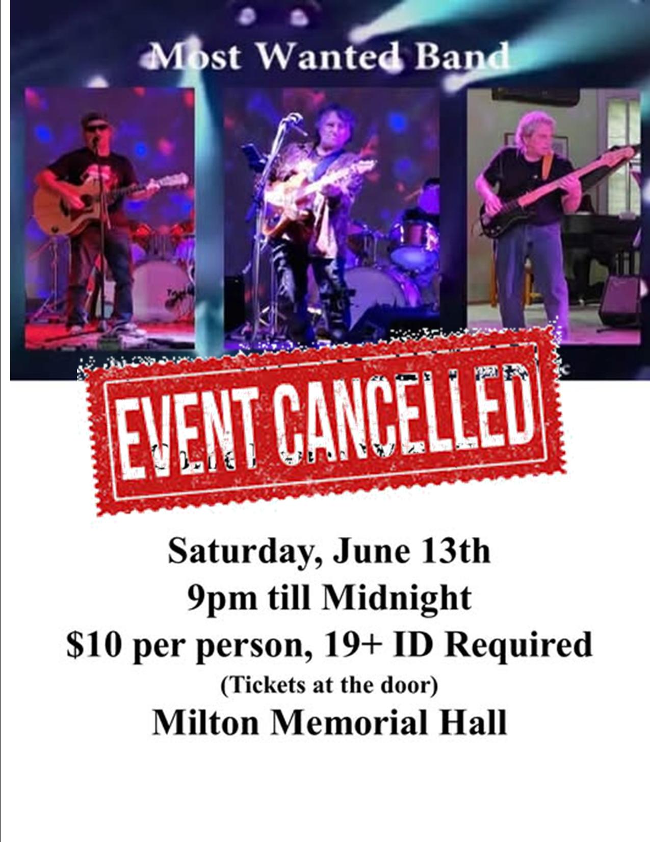 Dance with Most Wanted (Cancelled)