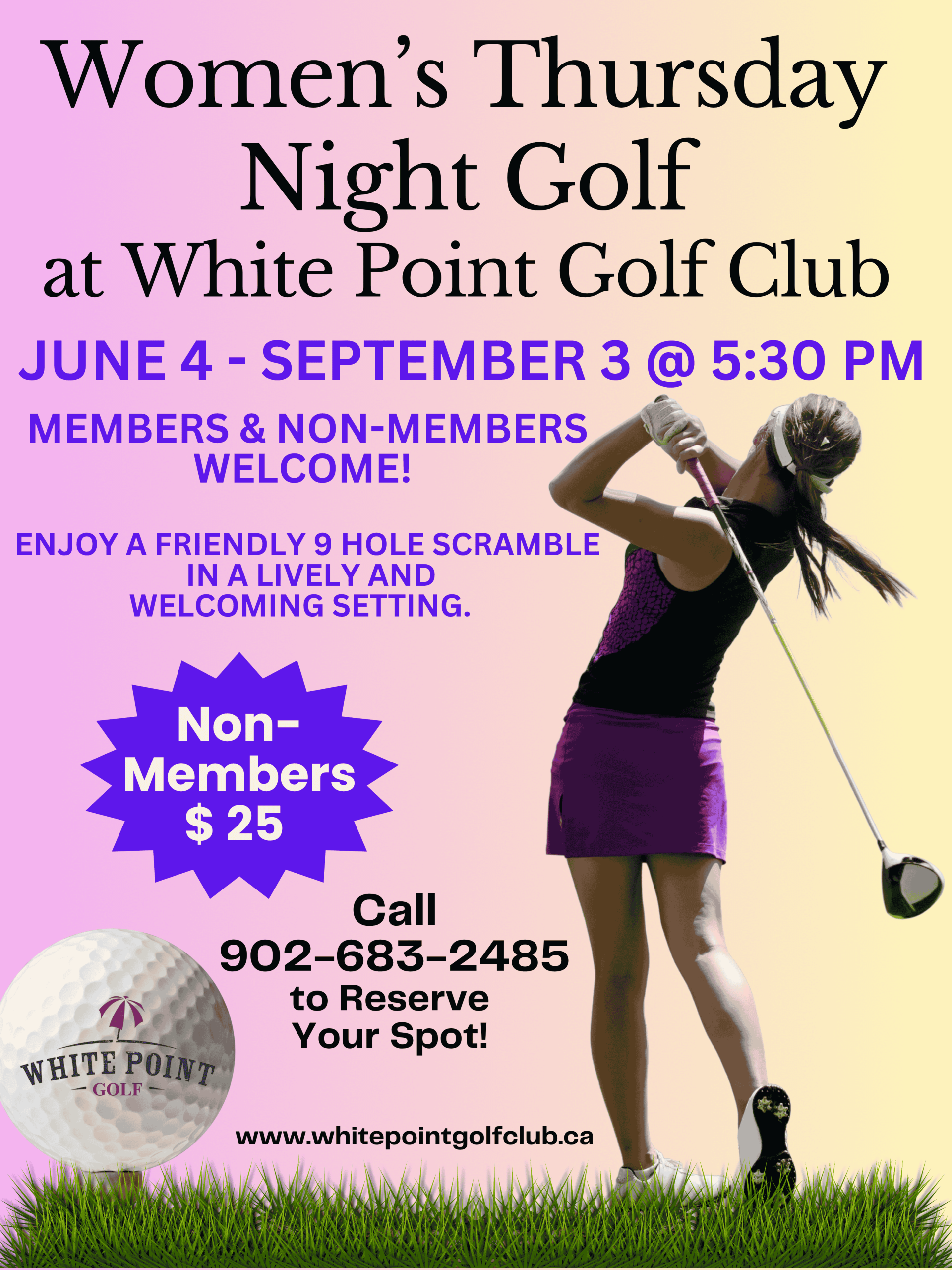Women’s Thursday Night Golf at White Point Golf Club