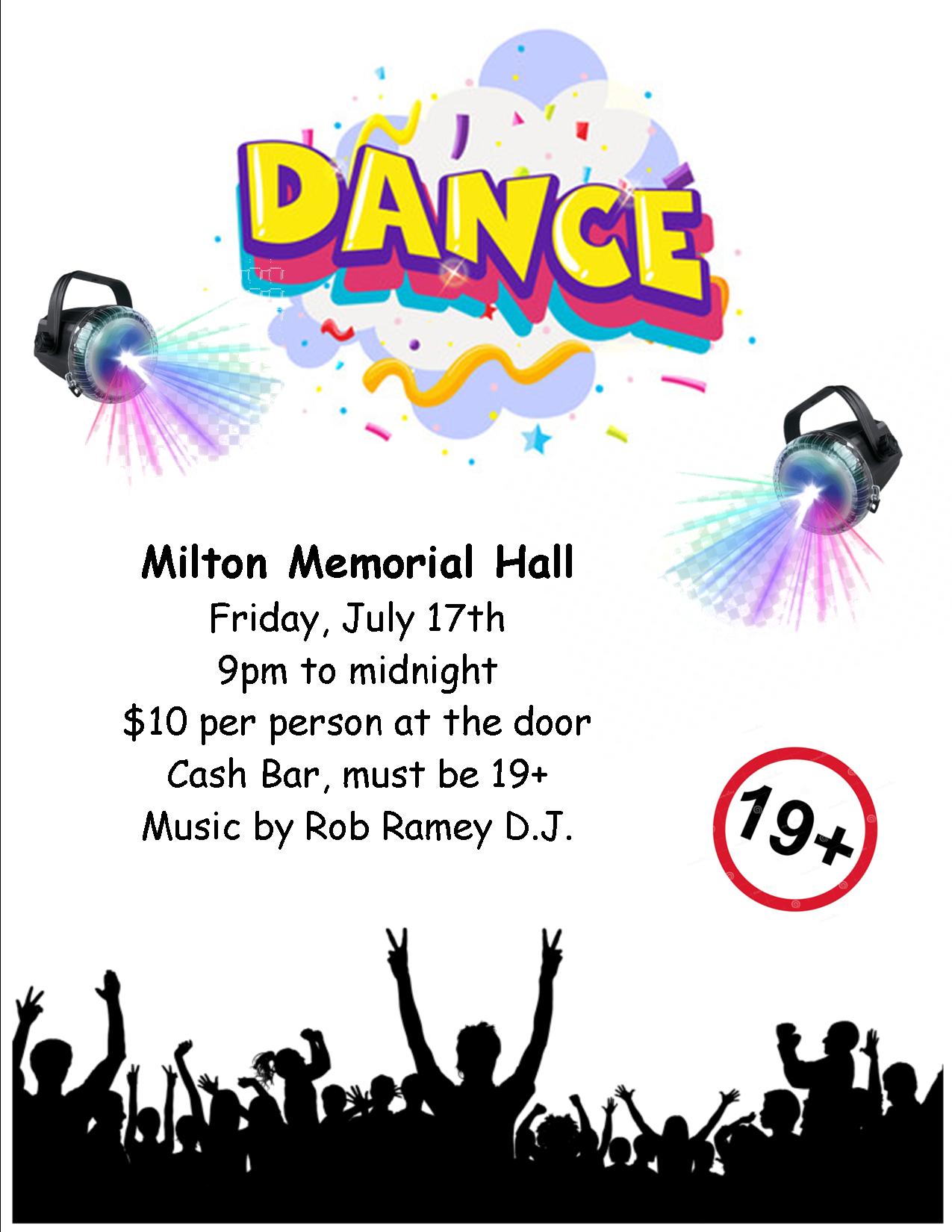 Milton Days Dance