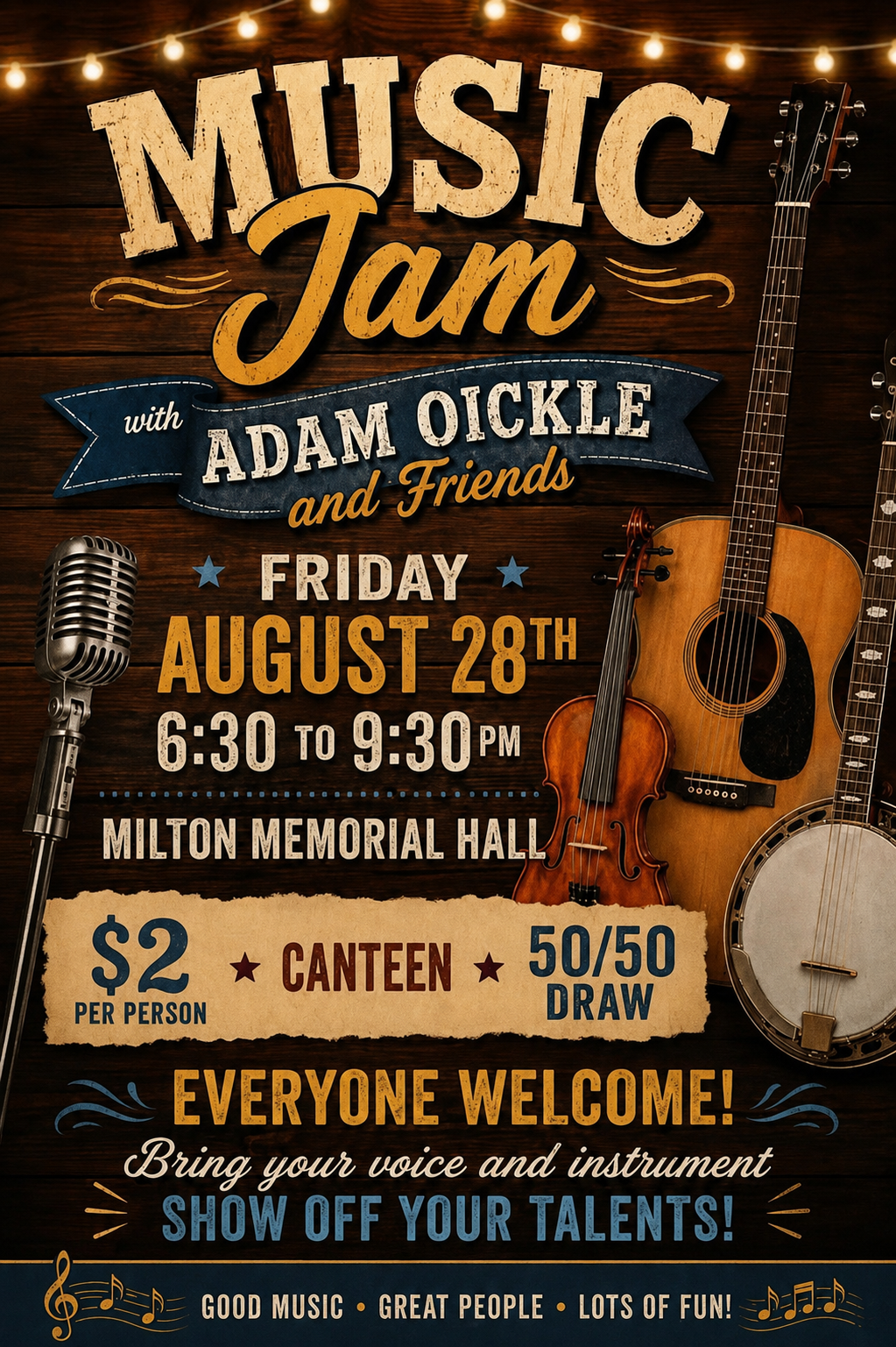 Jam Session with Adam Oickle and Friends