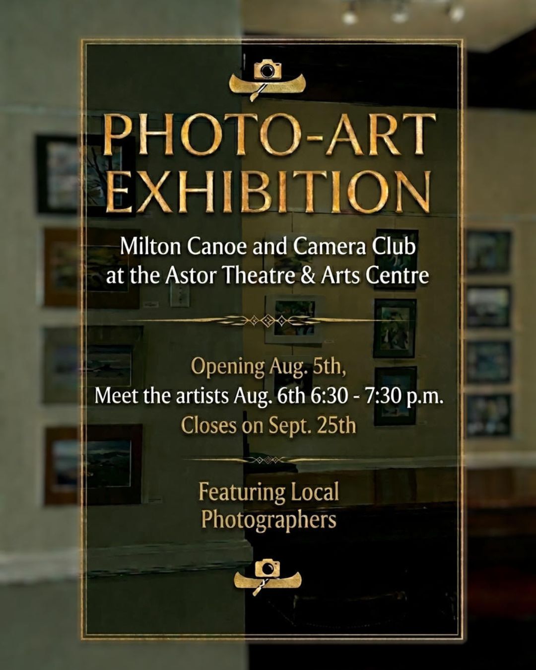 Milton Canoe and Camera Club Art Show