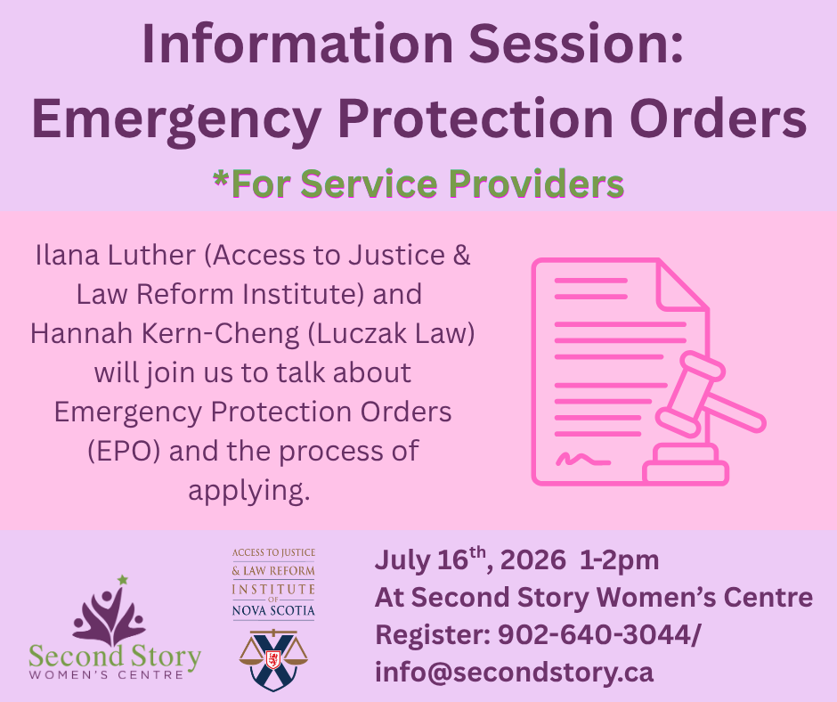 Emergency Protection Orders Info Session
