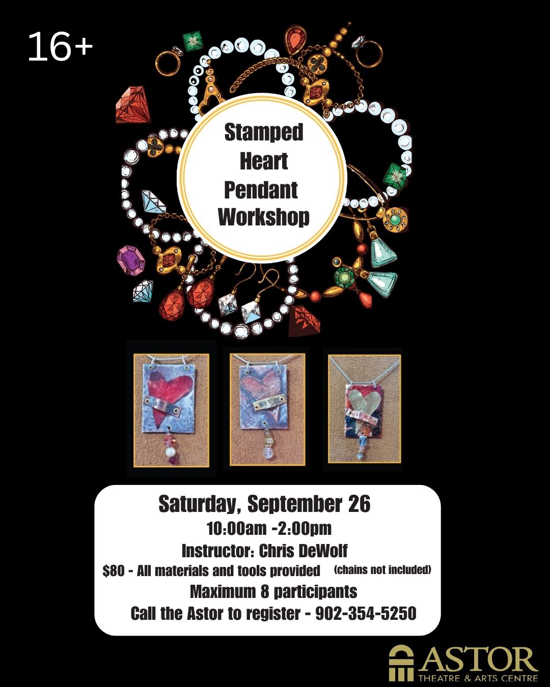 Stamped Heart Pendant Workshop