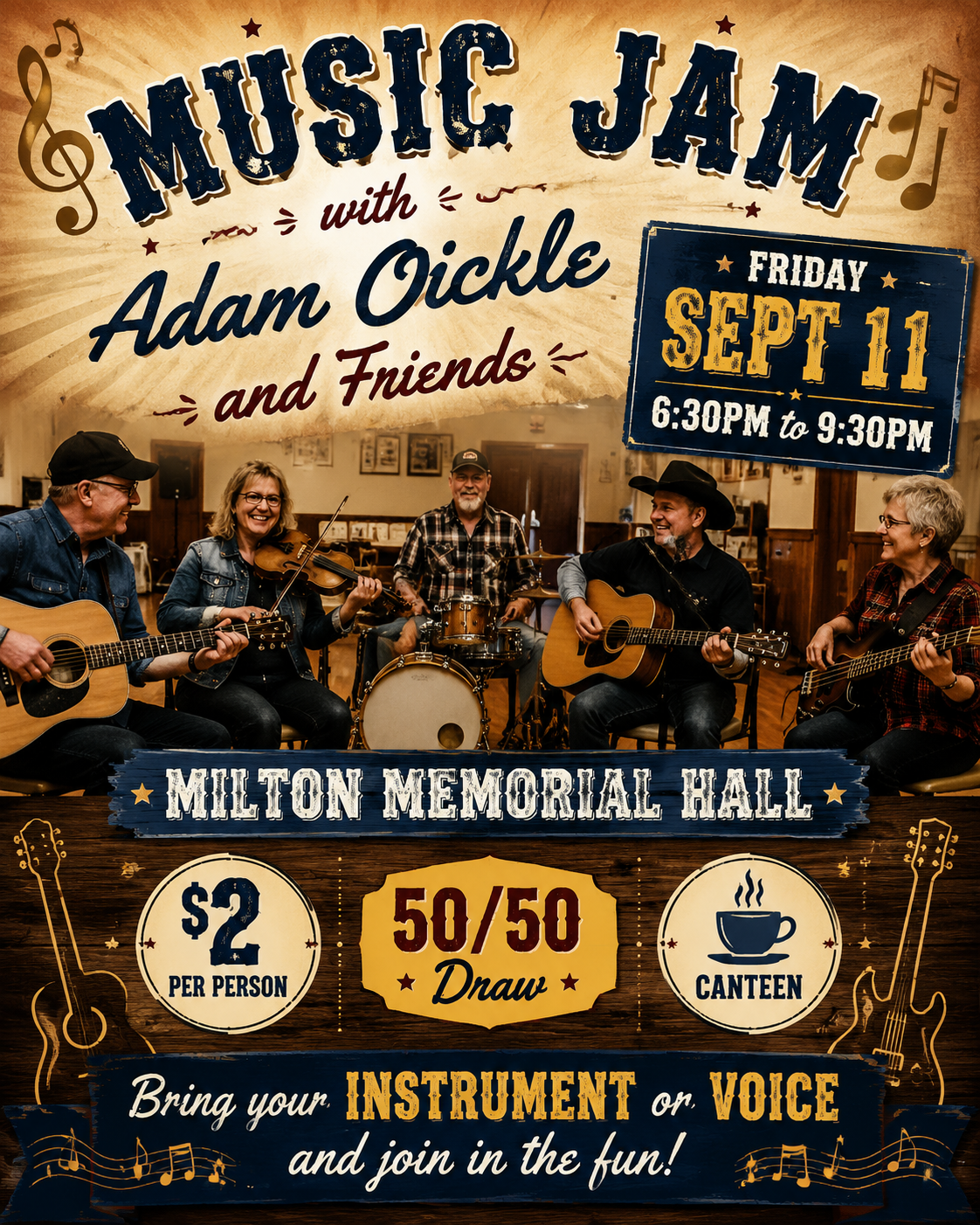 Jam Session with Adam Oickle and Friends