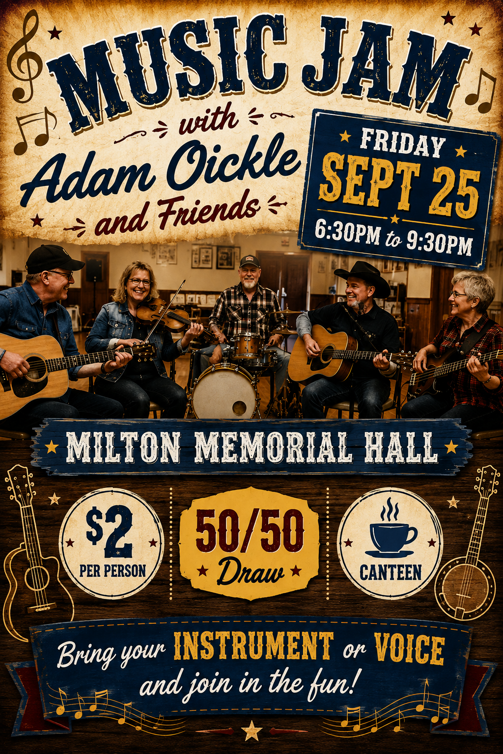 Jam Session with Adam Oickle and Friends