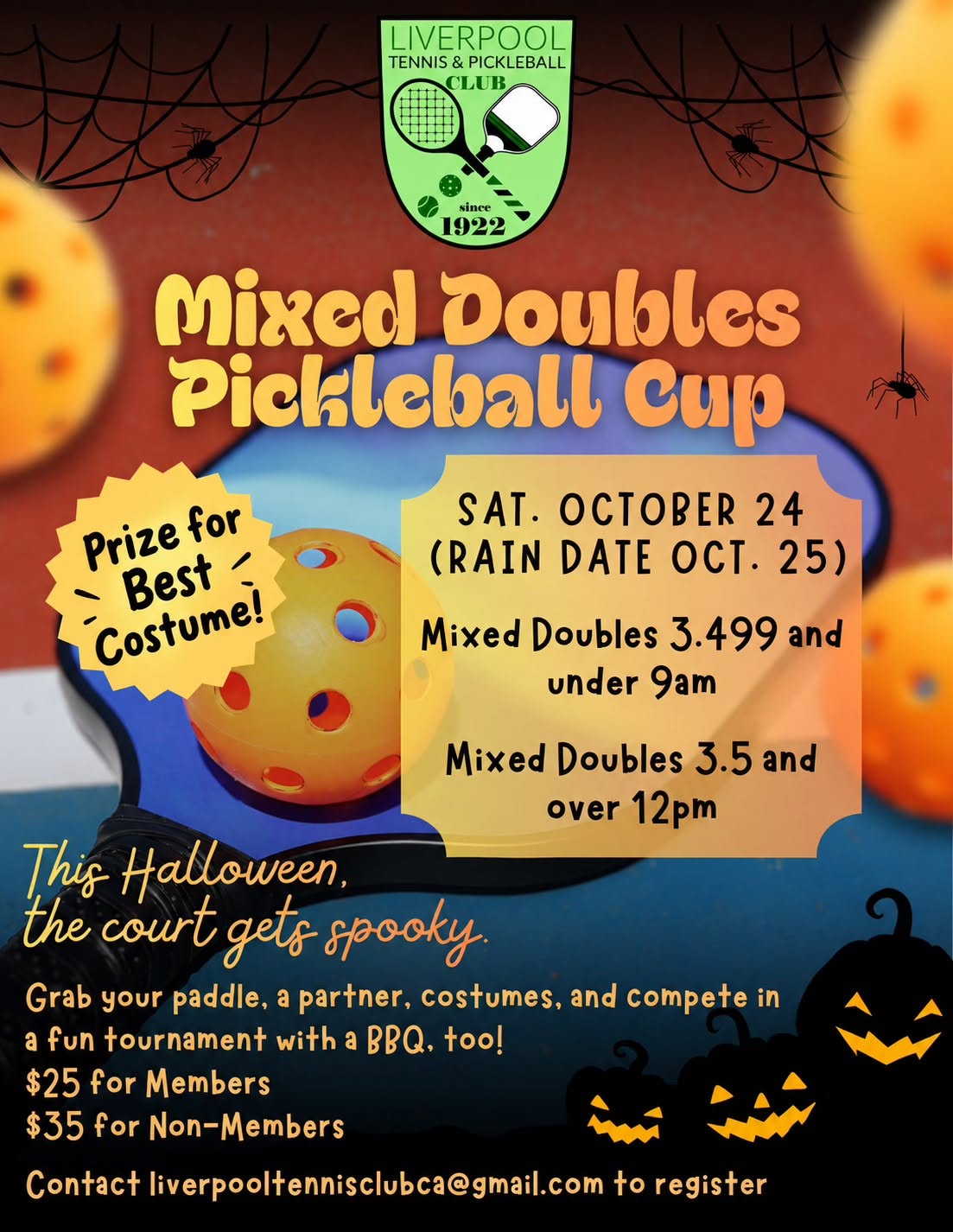 Mixed Doubles Pickleball Cup