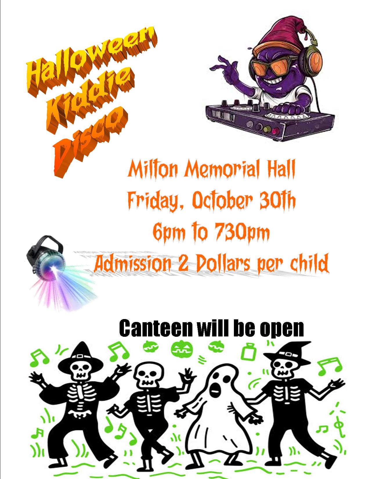Halloween Kiddie Disco