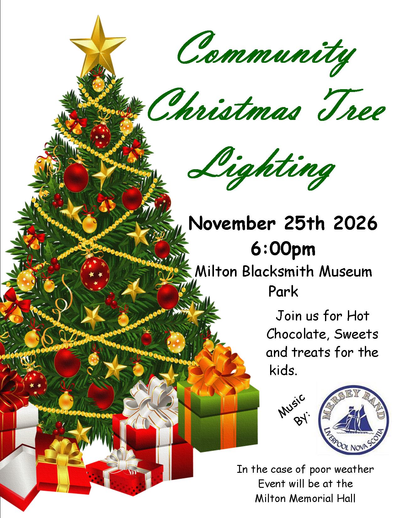 Milton Community Christmas Tree Lighting