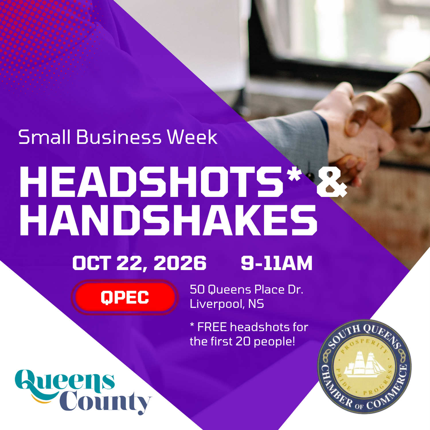 Headshots & Handshakes