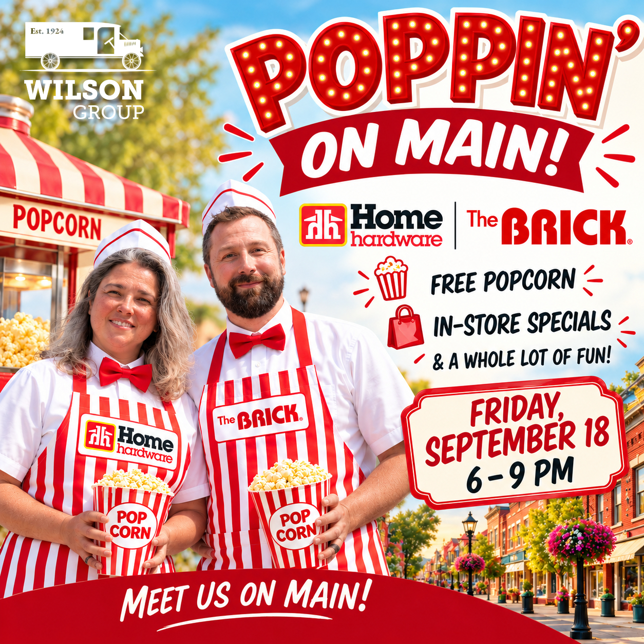 Poppin’ on Main with Liverpool Home Hardware & The Brick! ?