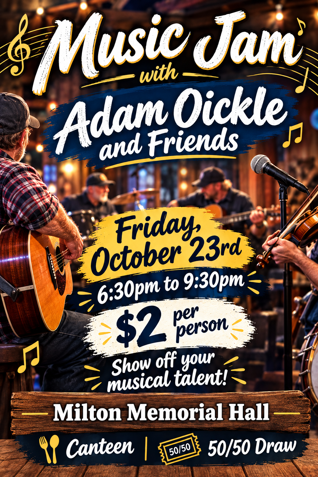 Jam Session with Adam Oickle and Friends